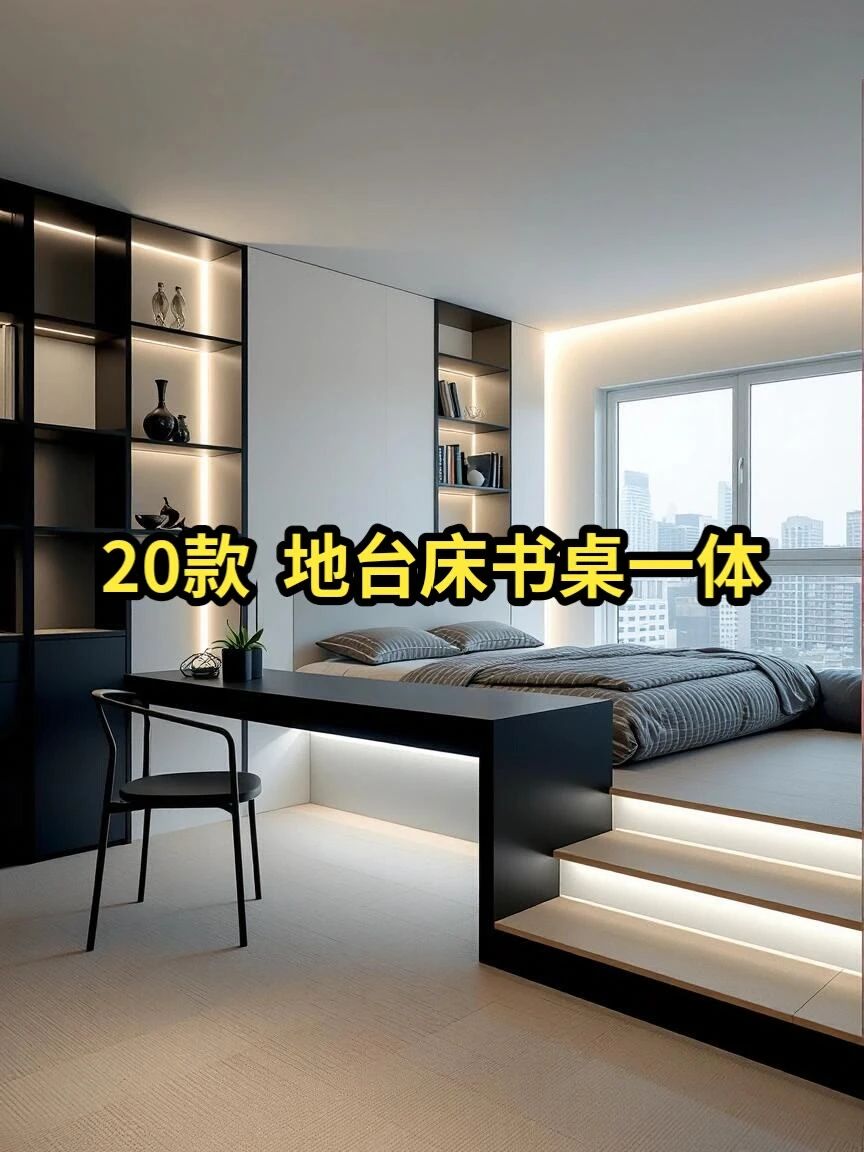 Είκοσι περιπτώσεις κρεβατιού και γραφείου δαπέδου