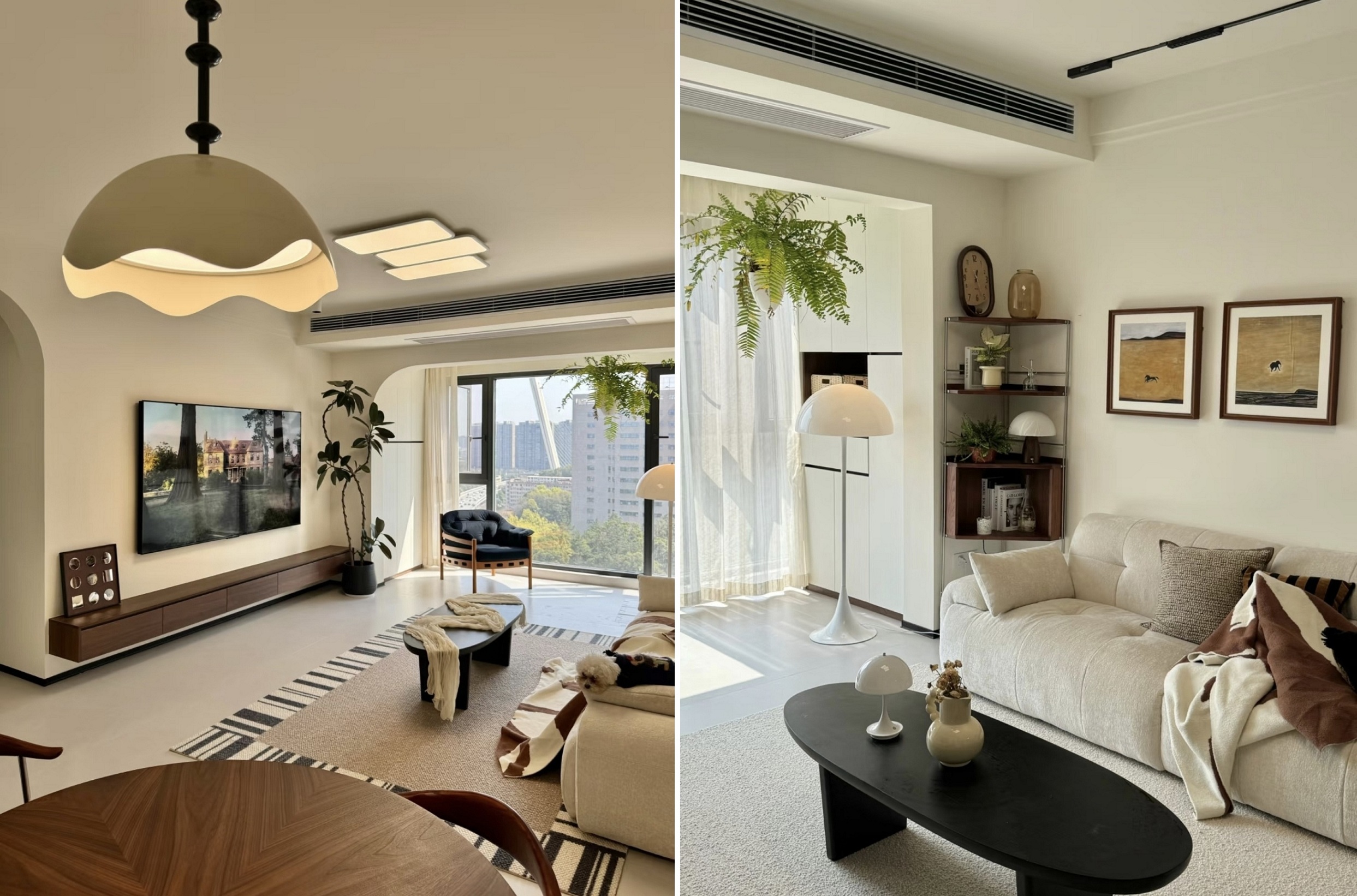 Ένα εντυπωσιακό σχέδιο μαύρου, λευκού και καφέ