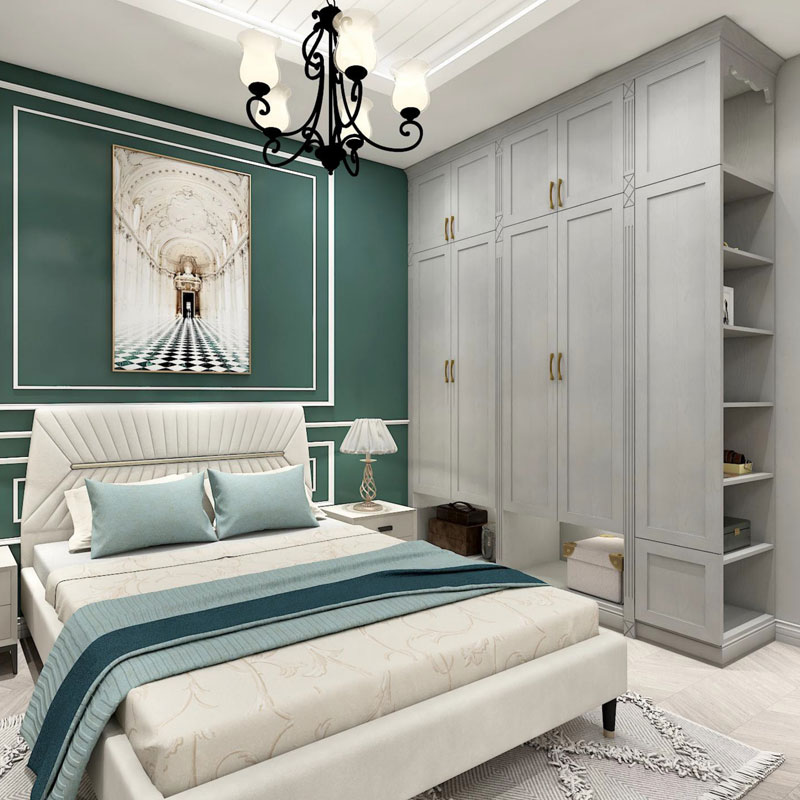 PVC υπνοδωμάτιο και περπατήστε σε ντουλάπες δωματίου